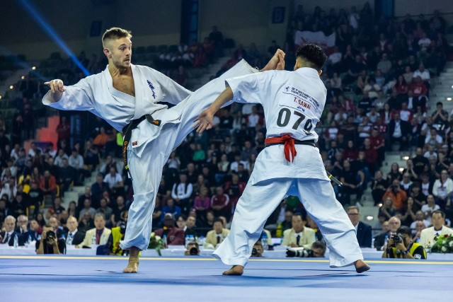 Daniel Sternik z klubu Ippon w Konstancinie Jeziornej w czasie ćwierćfinałów.