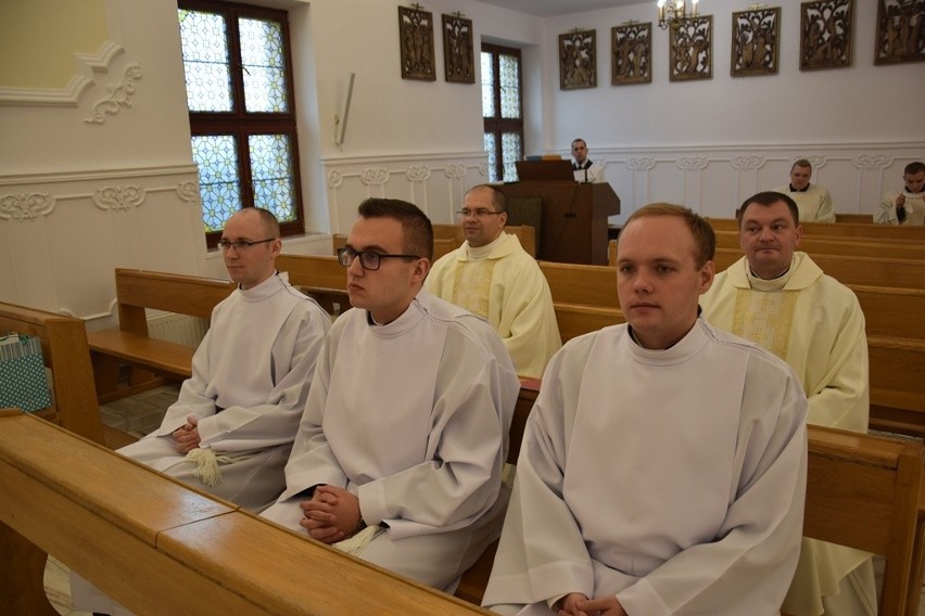 Obłóczyny i nowi kandydaci do święceń w Wyższym Seminarium Duchownym w Drohiczynie
