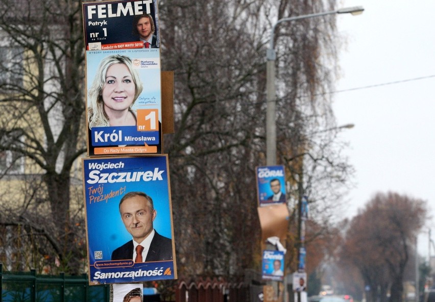 Walka z plakatami wyborczymi w Gdyni. Nie pojawią się przy gminnych drogach?