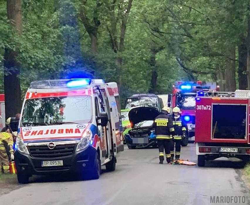 Wypadek w Rzędowie w powiecie opolskim.