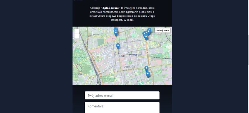 Łódź. Powstała mobilna aplikacja do zgłaszania dziur w ulicach. Stworzył ją... radny PiS