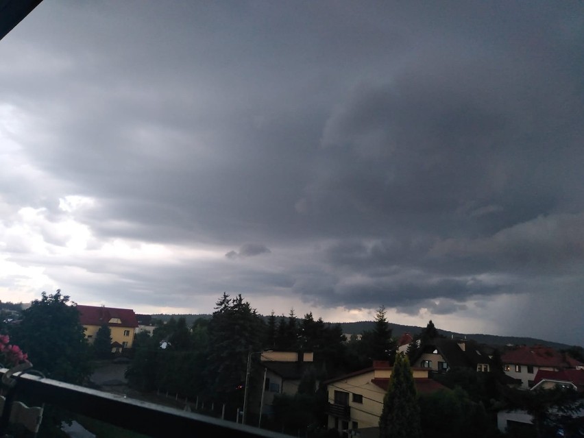 Burza nad Kielcami. Więcej na kolejnych zdjęciach