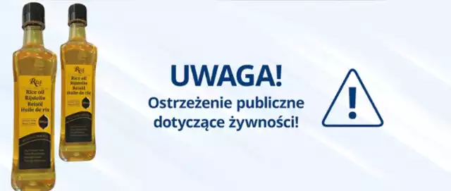 W nawiązaniu do komunikatu z dnia 22 lipca 2020 r., Główny Inspektor Sanitarny informuje, że władze Holandii poinformowały poprzez System Wczesnego Ostrzegania o Niebezpiecznej Żywności i Paszach o wycofaniu kolejnej partii produktu „Rizi Olej z ryżu”, w butelkach 1000 ml, oznaczonych datą minimalnej trwałości – 13.09.2021.Zagrożenie:Przekroczenie najwyższego dopuszczalnego poziomu estrów glicydowych.Szczegóły dotyczące produktu:Produkt – Rizi Olej z ryżu, 1000 mlImporter – Heuschen & Schrouff Oriental Foods TradingKraj pochodzenia – TajlandiaData minimalnej trwałości – 13.09.2021Działania podjęte przez przedsiębiorców i organy urzędowej kontroli:Holenderski podmiot Heuschen & Schrouff Oriental Foods Trading poinformował swoich odbiorców o ryzyku związanym z produktem.Państwowa Inspekcja Sanitarna nadzoruje proces wycofywania i działania podejmowane przez odbiorców produktu w Polsce.Zalecenia dla konsumentów:Konsumenci, którzy kupili produkt o wskazanym w komunikacie numerze partii, nie powinni go spożywać.