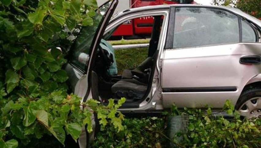Śmiertelny wypadek koło Sierakowic. Nie żyje kierowca [ZDJĘCIA]