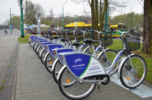 Tyski Rower Miejski. W 2018 roku wypożyczono w mieście rowery ponad 22 tys. razy.