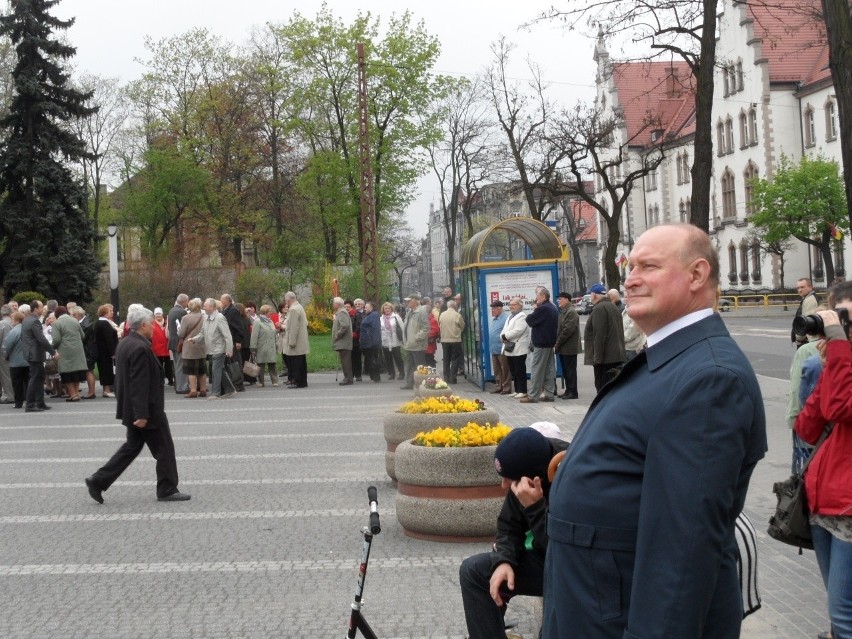 Manifestacja 1 Maja w Zabrzu