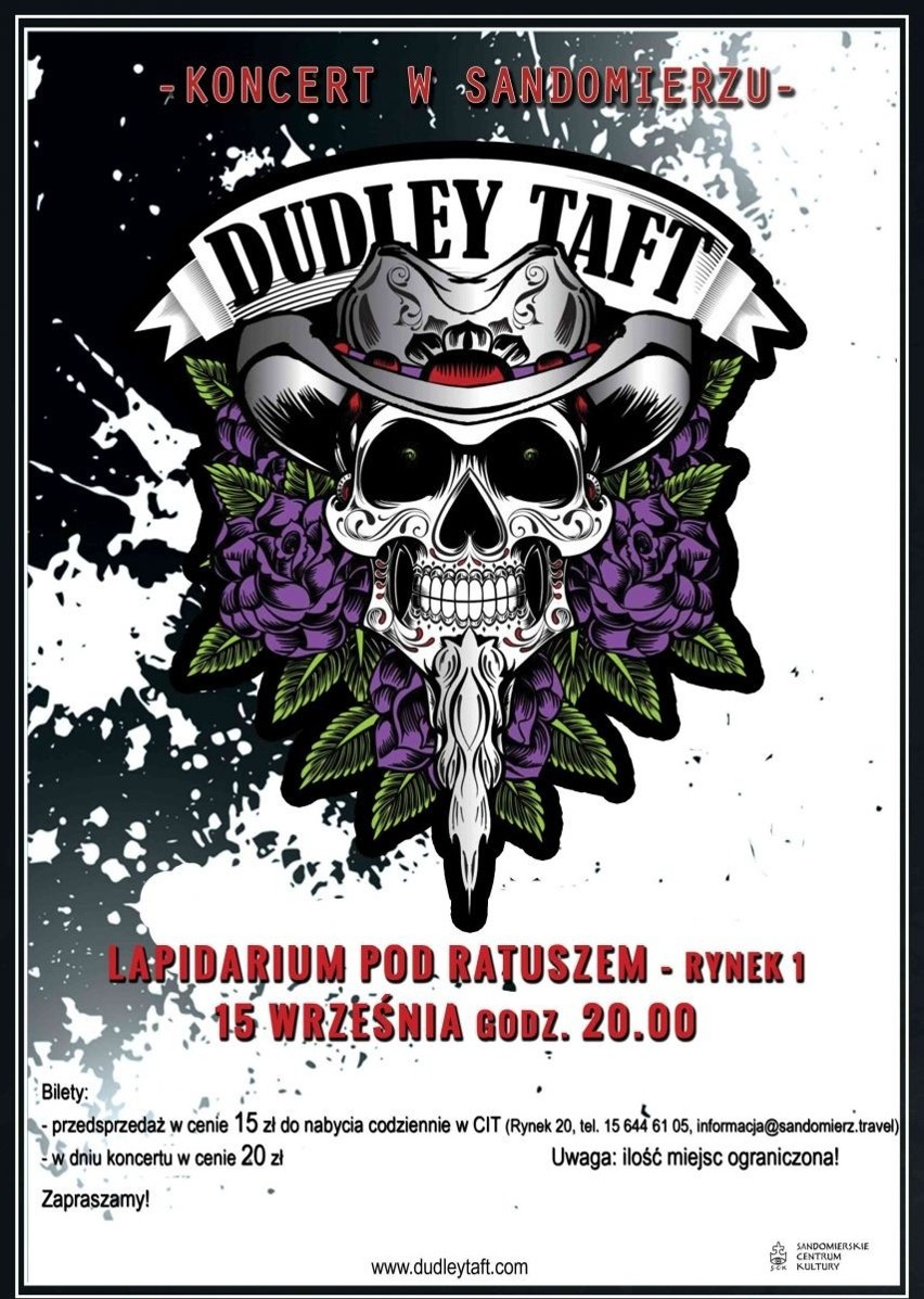 Dudley Taft w Sandomierzu 15 września. W bluesowo-rockowym klimacie  