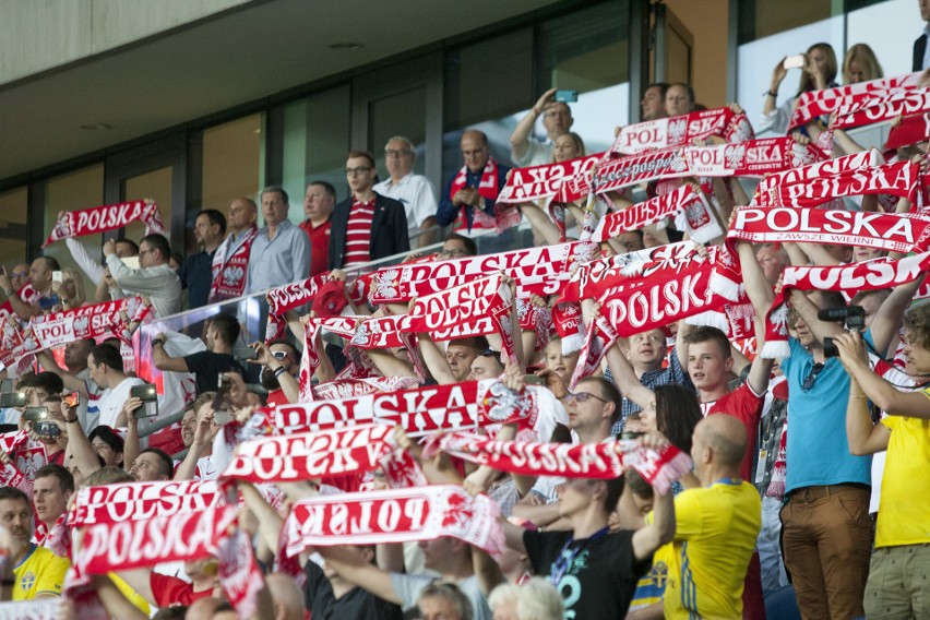 Euro U21. Kibice na meczu Polska - Szwecja na Arenie Lublin (ZDJĘCIA)