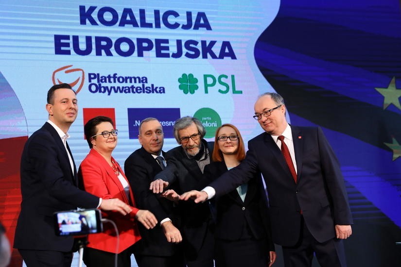 3. Koalicja Europejska PO PSL SLD .N Zieloni