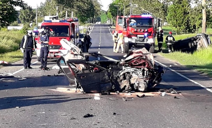 Wypadek między Rokocinem a Sucuminem 31.05.2020.