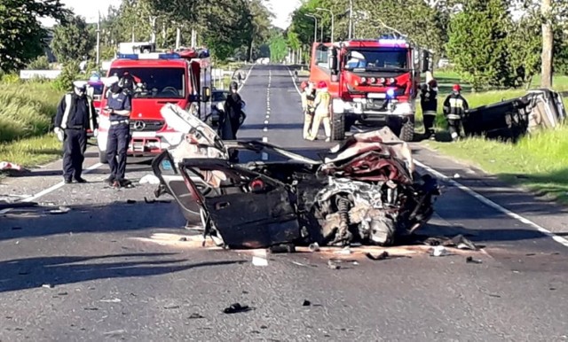 Wypadek między Rokocinem a Sucuminem 31.05.2020.