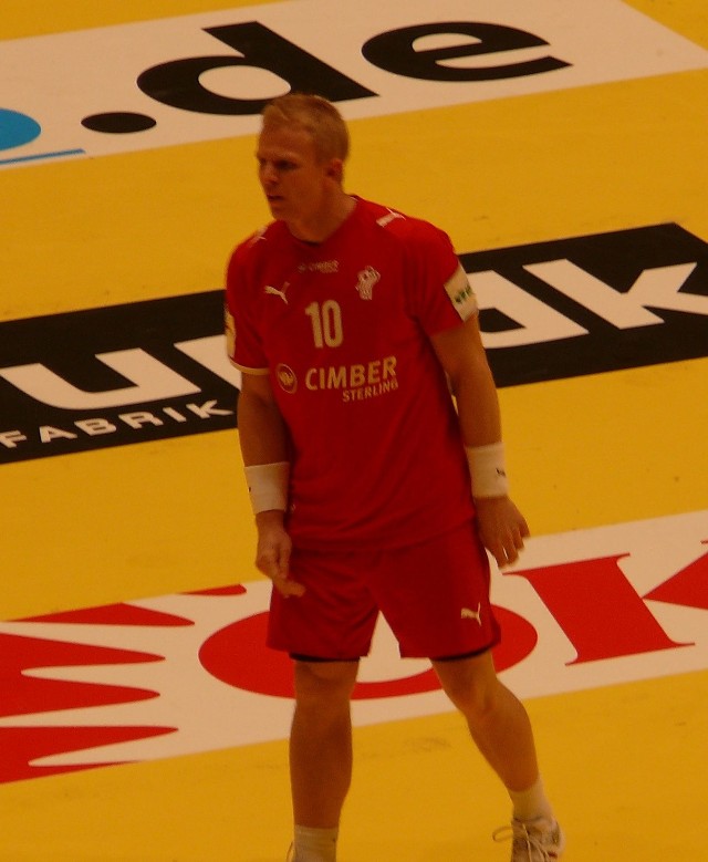 Henrik Knudsen podczas mistrzostw Europy w Austrii.