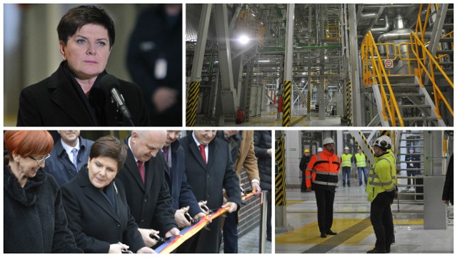 Premier Beata Szydło przyjechała do Gorzowa, aby oficjalnie otworzyć nową elektrociepłownię.