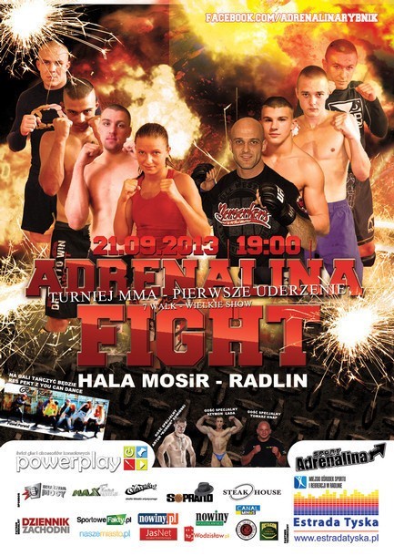 [b]TURNIEJ MMA ADRENALINA FIGHT RADLIN 2013