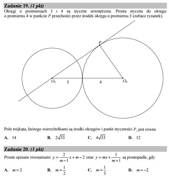 Stara matura 2016: Matematyka poziom podstawowy [ODPOWIEDZI, ARKUSZ CKE]