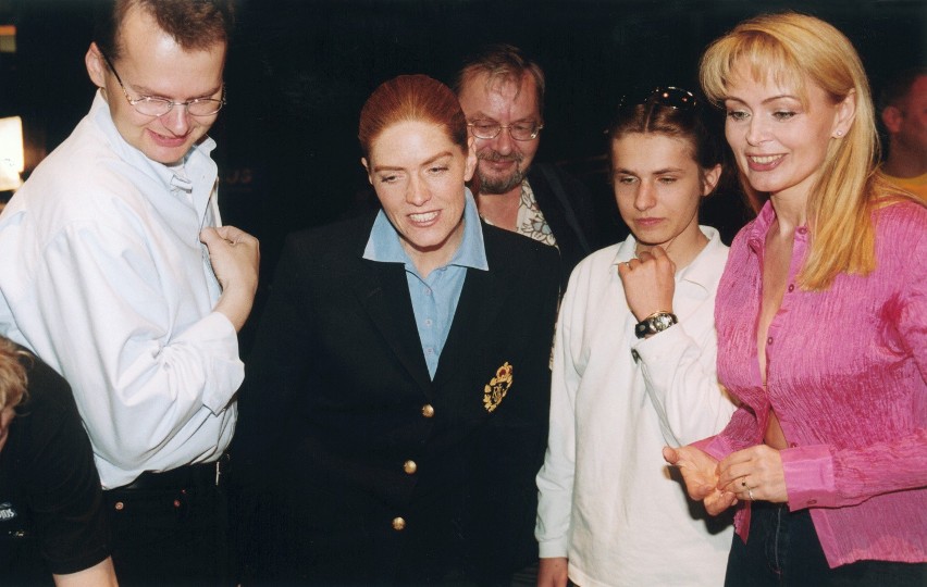 Tak wyglądała Katarzyna Dowbor w 2001 roku