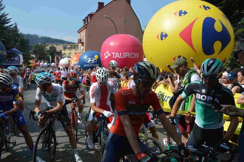 Tour de Pologne 2018: Kolarze wystartowali do przedostatniego etapu w Zakopanem [ZDJĘCIA]