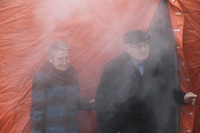 Strefa zadymiona Symulacja strefy zadymionej.