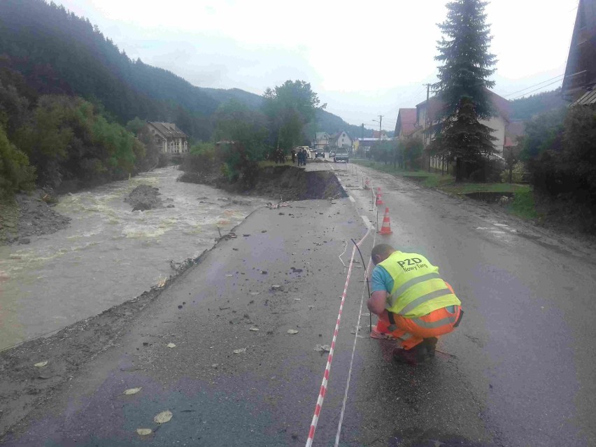 Ochotnica Dolna: 120-150 mln zł strat na skutek ulewy [ZDJĘCIA]