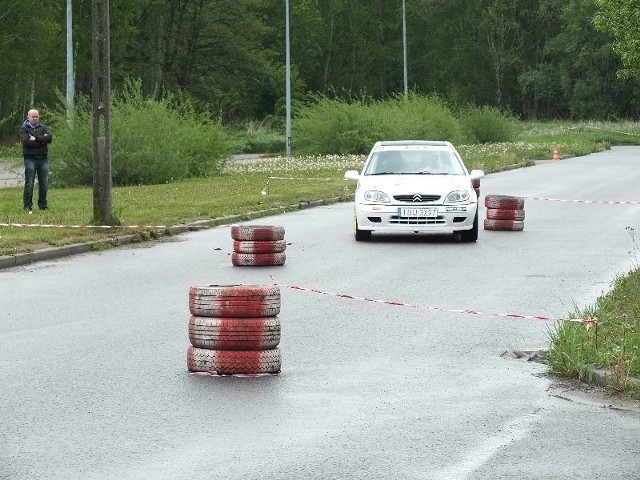 Podczas wyścigów samochodowych STAROES w Starachowicach