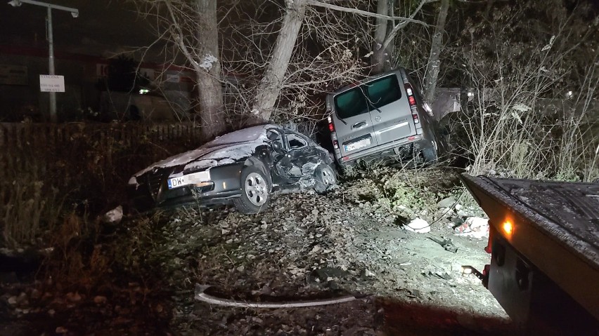 Wypadek na Brochowie (12.12.2022). Siła uderzenia była tak...