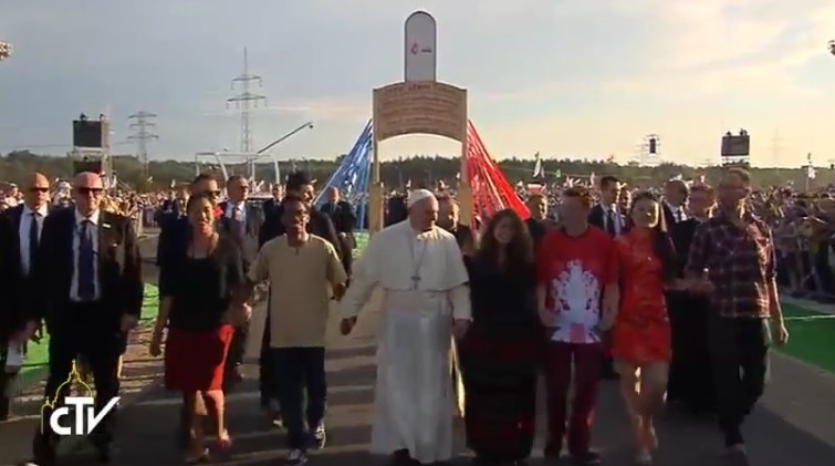 Papież Franciszek w Brzegach