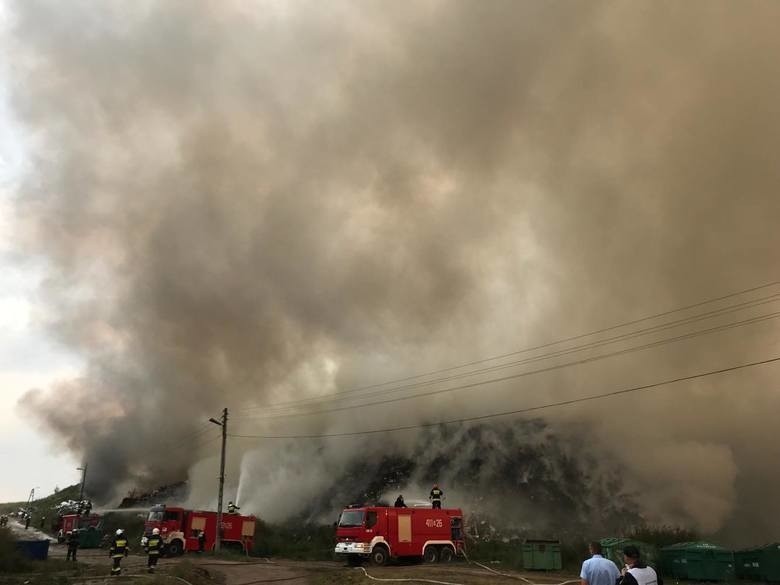 Studzianki. Pożar wysypiska śmieci z 24.08.2018. Prokuratura...