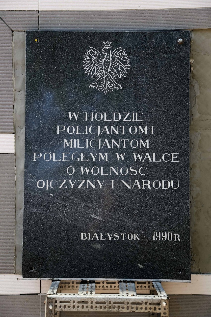 Jarosław Zieliński mówił, że białostocka tablica jest...