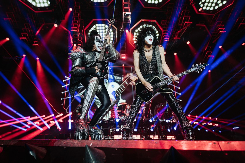 Zespół Kiss zagrał emocjonujący koncert w łódzkiej Atlas Arenie