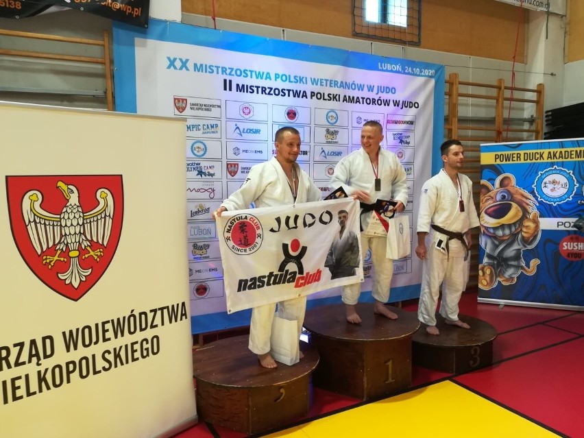 W MP weteranów i amatorów w judo w hali w Luboniu...
