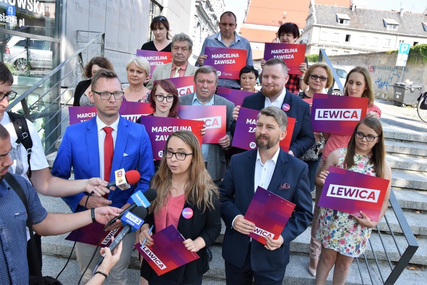 Prezentacja kandydatów z opolskiej listy lewicy do Sejmu
