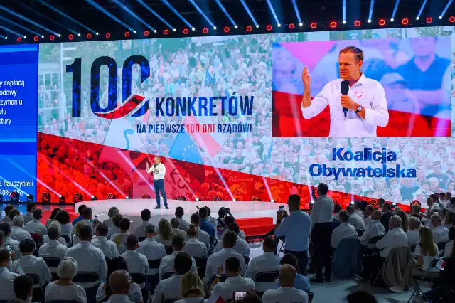 Donald Tusk zaprezentował swoją listę "100 konkretów"