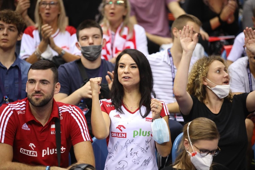 Kibice na meczu ME siatkarzy Serbia - Polska