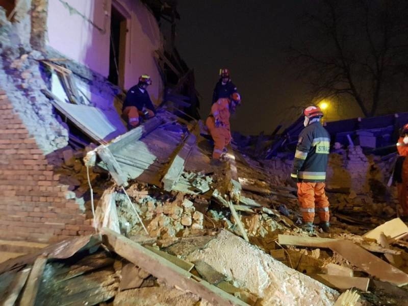 Wybuch gazu w Sosnowcu: Zawaliła się kamienica