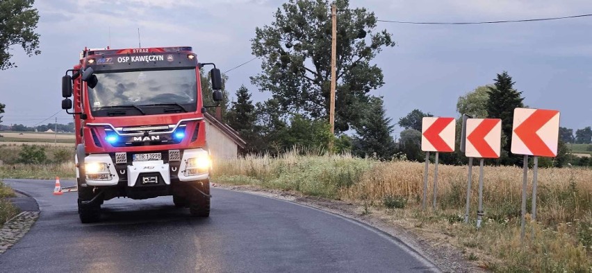 W środę po godz. 20 na drodze między Dobrzejewicami i...