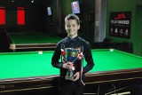 Snooker. Talent z Lublina, 12-letni Michał Szubarczyk, podwójnym mistrzem Polski