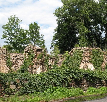 Księżna Dorota zamierzała przenieść ruiny XIII - wiecznego kościółka do parku