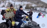Pokazowa interwencja na stoku narciarskim zmieniła się w prawdziwą akcję ratunkową [ZDJĘCIA, FILM]