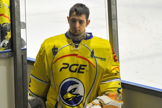Dominik Robaszkiewicz spędził połowę spotkania w bramce Orlika.