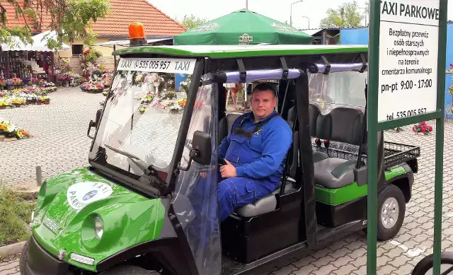 Takim pojazdem można poruszać się po opolskim cmentarzu za darmo.