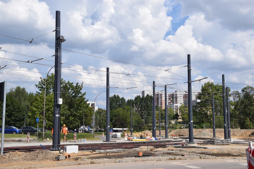 Budowa pętli tramwajowej w dzielnicy Północ w Częstochowie...