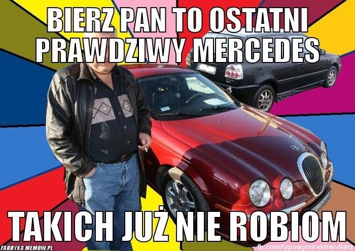 Typowy Mirek [MEM] handlarz aut podbija internet! [NAJLEPSZE ZDJĘCIA]