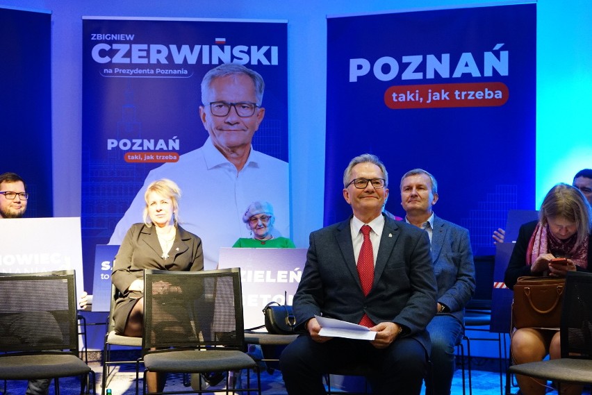 Poparcie kandydatowi udzieliło część poznańskich radnych z...