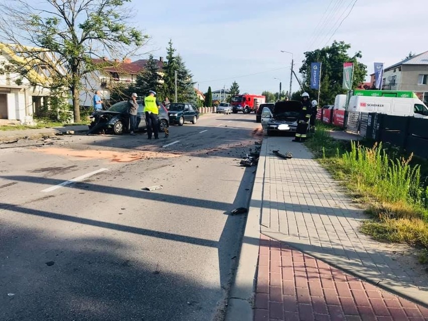 OSP Dobrzyniewo Duże i JRG3 Białystok pomagały rannym...