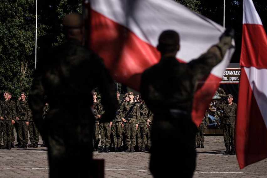 Przysięga terytorialsów, 4.09.2021. Złożyli ją w Ciechanowie. Wśród ochotników kolejni mieszkańcy naszego regionu. Zdjęcia