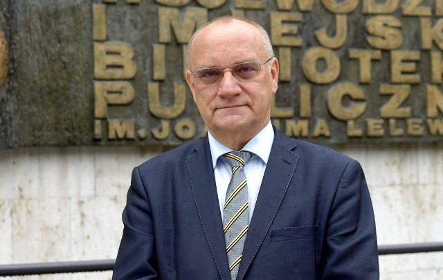 Andrzej Ziemiński, dyrektor biblioteki w Koszalinie.