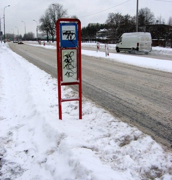 Zima po białostocku czyli sztuka odśnieżania przystanków