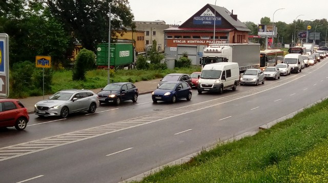 Korki na Trakcie św. Wojciecha