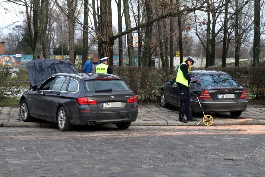 Wypadek na Dyrekcyjnej we Wrocławiu