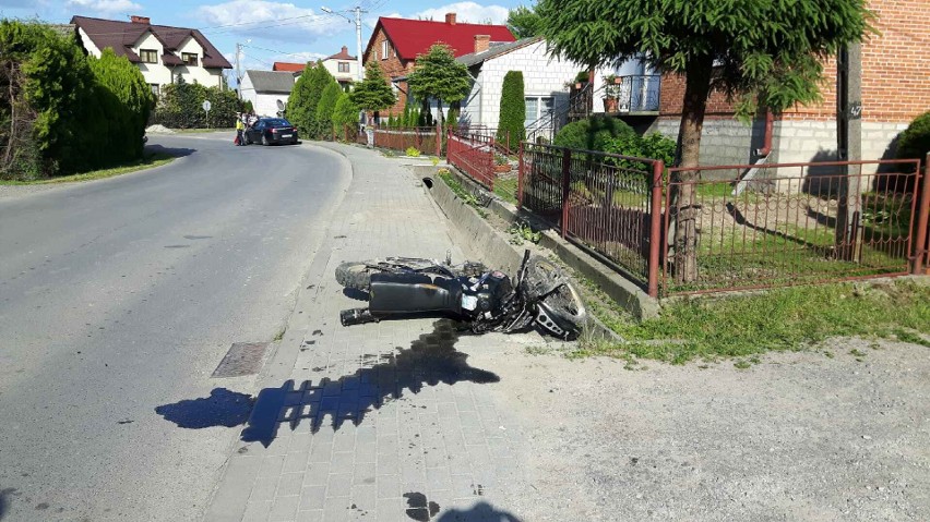Dramatyczny wypadek w Gorzyczanach. Śmierć młodego motocyklisty